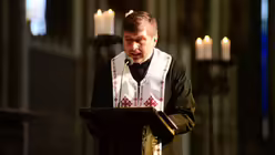 Pfarrer Mykola Pavlik, Leiter der ukrainischen Gemeinde in Düsseldorf und Köln / © Beatrice Tomasetti (DR)