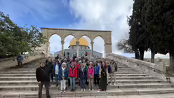 Die Reisegruppe auf dem Tempelberg