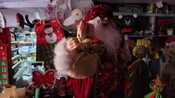 Weihnachtsdekorationen in einem Geschäft  / © Rena Netjes (privat)