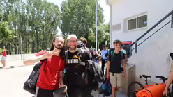 Ankunft in der Gastpfarrei (DR)