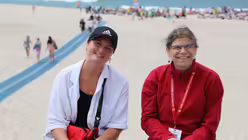 Franziska Boon und Marianne Bauer von der Wallfahrtsleitung / © Elena Hong (DR)