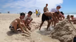 Strandtag im Bistum Aveiro bei den Tagen der Begegnung / © Elena Hong (DR)