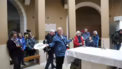 DOMRADIO.DE-Diakon Willibert Pauels in der Franziskanerkapelle Hirtenfelder / © Sonja Geus (DR)