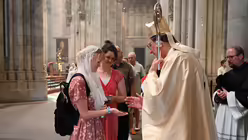 Kardinal Woelki im Pontifikalamt am zwölften Sonntag im Jahreskreis, zum Abschluss des Glaubensfests "kommt und seht" / © Beatrice Tomasetti (DR)