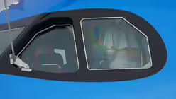 Papst Leo XIV. im Cockpit seines Fluges nach Algier / &copy; Gregorio Borgia/AP (dpa)