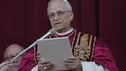 Papst Leo XIV / © Andrew Medichini/AP (dpa)