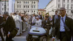 Papst Franziskus in Triest / &copy; Alessandra Tarantino/AP (dpa)
