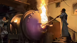 Vorbereitung f&uuml;r den Glockenguss (Glockengie&szlig;erei Grassmayr)