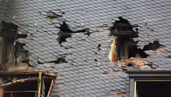 Schäden nach dem Brand (DR)