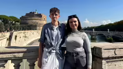 Für DOMRADIO.DE in Rom: Moritz und Carolina (DR)