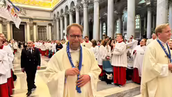 Abschlussmesse in der Basilika Sankt Paul vor den Mauern / © Moritz Mayer (DR)