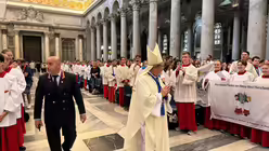 Abschlussmesse in der Basilika Sankt Paul vor den Mauern / © Moritz Mayer (DR)