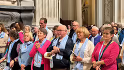 Pontifikalamt zur Eröffnung der Internationalen Romwallfahrt in der Lateranbasilika. / © Moritz Mayer (DR)