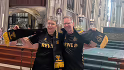 Ex-Dombaumeisterin mit Dombaumeister im FC-Fieber (DR)