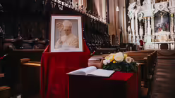 Requiem f&uuml;r Altbischof Joachim Wanke im Erfurter Mariendom / &copy; Nicolas Ottersbach (DR)