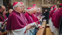 Requiem f&uuml;r Altbischof Joachim Wanke im Erfurter Mariendom / &copy; Nicolas Ottersbach (DR)