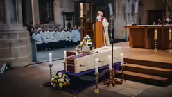 Requiem f&uuml;r Altbischof Joachim Wanke im Erfurter Mariendom / &copy; Nicolas Ottersbach (DR)