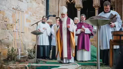 Beisetzung von Altbischof Joachim Wanke / &copy; Nicolas Ottersbach (DR)