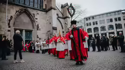 Pontifikalamt mit Kardinal Woelki an Palmsonntag im K&ouml;lner Dom / &copy; Nicolas Ottersbach (DR)