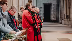 Pontifikalamt mit Kardinal Woelki an Palmsonntag im K&ouml;lner Dom / &copy; Nicolas Ottersbach (DR)