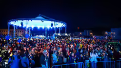 Abendsegen beim Katholikentag auf dem Residenzplatz in W&uuml;rzburg am 14.05.2026
