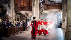 Das Pontifikalamt an Ostersonntag im Kölner Dom. / © Nicolas Ottersbach  (DR)