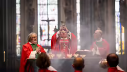 Pontifikalamt an Pfingstsonntag im Kölner Dom / © Nicolas Ottersbach (DR)