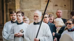 Martin Hoffmeier im Requiem f&uuml;r Altbischof Joachim Wanke / &copy; Nicolas Ottersbach (DR)