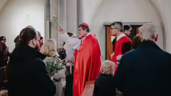 Pontifikalamt mit Kardinal Woelki an Palmsonntag im K&ouml;lner Dom / &copy; Nicolas Ottersbach (DR)