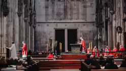 Pontifikalamt mit Kardinal Woelki an Palmsonntag im K&ouml;lner Dom / &copy; Nicolas Ottersbach (DR)