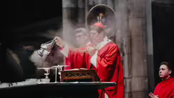 Pontifikalamt mit Kardinal Woelki an Palmsonntag im K&ouml;lner Dom / &copy; Nicolas Ottersbach (DR)