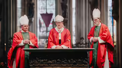 Pontifikalamt mit Kardinal Woelki an Palmsonntag im K&ouml;lner Dom / &copy; Nicolas Ottersbach (DR)