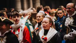 &Ouml;kumenischer Gottesdienst zur Er&ouml;ffnung der Karnevalssession 2026 / &copy; Nicolas Ottersbach (DR)