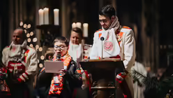 &Ouml;kumenischer Gottesdienst zur Er&ouml;ffnung der Karnevalssession 2026 / &copy; Nicolas Ottersbach (DR)