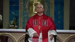 Papst Leo XIV. besucht die algerische Gemeinde in der Basilika Unserer Lieben Frau von Afrika in Algier / &copy; Andrew Medichini/AP (dpa)
