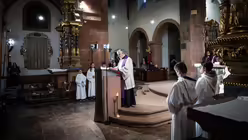Der Gottesdienst am zweiten Tag der Frühjahrs-Vollversammlung der Deutschen Bischofskonferenz aus dem Kloster Steinfeld unter der Leitung von Erzbischof Dr. Stefan Heße, Erzbischof von Hamburg. 