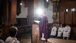 Der Gottesdienst am zweiten Tag der Frühjahrs-Vollversammlung der Deutschen Bischofskonferenz aus dem Kloster Steinfeld unter der Leitung von Erzbischof Dr. Stefan Heße, Erzbischof von Hamburg. 