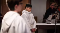 Der Gottesdienst am zweiten Tag der Frühjahrs-Vollversammlung der Deutschen Bischofskonferenz aus dem Kloster Steinfeld unter der Leitung von Erzbischof Dr. Stefan Heße, Erzbischof von Hamburg. 