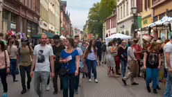 Vielfalt in der Heidelberger Fu&szlig;g&auml;ngerzone / &copy; Chireau (shutterstock)