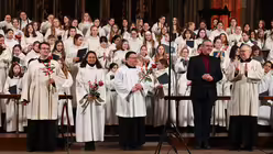 Impressionen des traditionelle Adventskonzerts der Kölner Domchöre vom 17. Dezember 2024. / © Beatrice Tomasetti (DR)