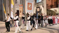 Bilder vom Internationalen Pilgergottesdienst mit den muttersprachlichen Gemeinden. / © Beatrice Tomasetti (DR)