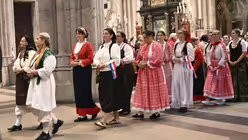 Bilder vom Internationalen Pilgergottesdienst mit den muttersprachlichen Gemeinden. / © Beatrice Tomasetti (DR)