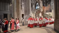 Bilder vom Internationalen Pilgergottesdienst mit den muttersprachlichen Gemeinden. / © Beatrice Tomasetti (DR)