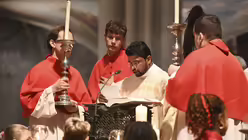 Bilder vom Internationalen Pilgergottesdienst mit den muttersprachlichen Gemeinden. / © Beatrice Tomasetti (DR)