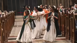 Bilder vom Internationalen Pilgergottesdienst mit den muttersprachlichen Gemeinden. / © Beatrice Tomasetti (DR)