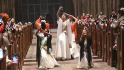 Bilder vom Internationalen Pilgergottesdienst mit den muttersprachlichen Gemeinden. / © Beatrice Tomasetti (DR)