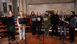 Bilder der di&ouml;zesanen Aussendungsfeier der Sternsinger f&uuml;r das Erzbistum K&ouml;ln am Samstag, dem 27. Dezember 2025, im K&ouml;lner Dom mit dem Erzbischof von K&ouml;ln, Rainer Maria Kardinal Woelki. / &copy; Beatrice Tomasetti (DR)