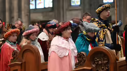 Bilder der di&ouml;zesanen Aussendungsfeier der Sternsinger f&uuml;r das Erzbistum K&ouml;ln am Samstag, dem 27. Dezember 2025, im K&ouml;lner Dom mit dem Erzbischof von K&ouml;ln, Rainer Maria Kardinal Woelki. / &copy; Beatrice Tomasetti (DR)