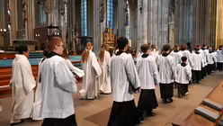 Eindrücke vom Pontifikalamt zum Dank zur Wahl von Papst Leo XIV. am 20. Mai 2025 aus dem Kölner Dom mit Rainer Maria Kardinal Woelki. / © Beatrice Tomasetti (DR)