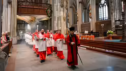 Eindrücke vom Pontifikalamt zum Dank zur Wahl von Papst Leo XIV. am 20. Mai 2025 aus dem Kölner Dom mit Rainer Maria Kardinal Woelki. / © Beatrice Tomasetti (DR)
